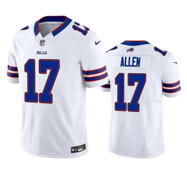Buffalo Bills #17 Josh Allen White 2023 F.U.S.E. Vapor Untouchable Limited Stitched Jersey