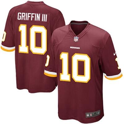 Washington Redskins #10 Robert Griffin III Red Game Limited Stitched Jersey