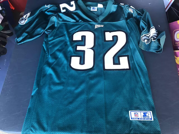 Philadelphia Eagles #32 Ricky Watters Green Stitched Jersey