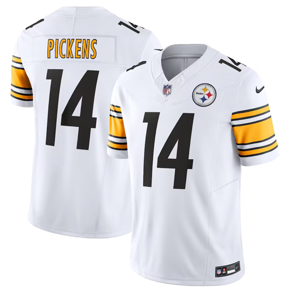 Pittsburgh Steelers #14 George Pickens White 2023 F.U.S.E. Vapor Untouchable Limited Jersey