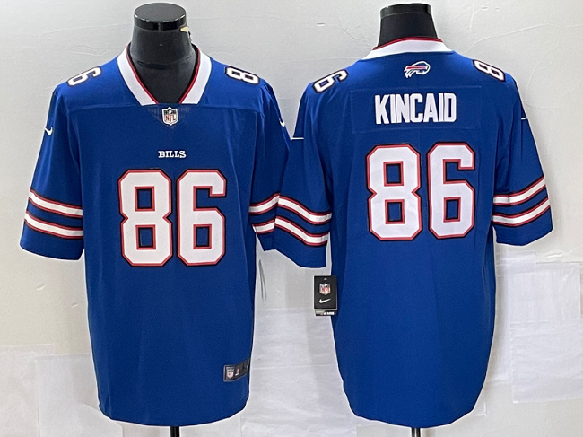 Buffalo Bills #86 Dalton Kincaid Blue Vapor Untouchable Limited Stitched Jersey