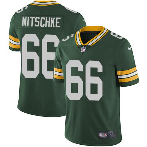Green Bay Packers #66 Ray Nitschke Green Vapor Untouchable Limited Stitched Jersey