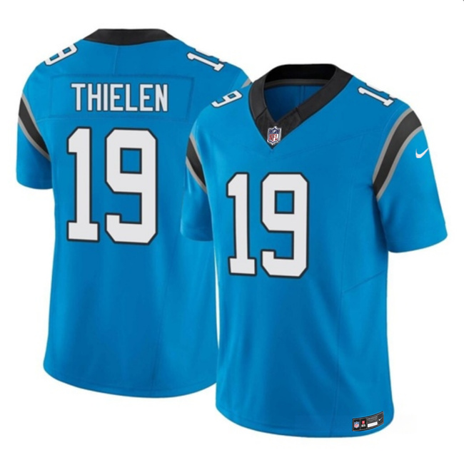 Carolina Panthers #19 Adam Thielen Blue 2023 F.U.S.E. Vapor Untouchable Stitched Jersey