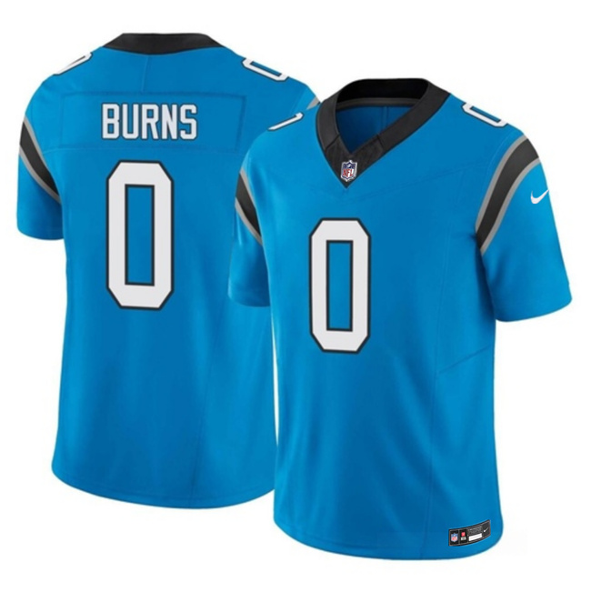 Carolina Panthers #0 Brian Burns Blue 2023 F.U.S.E. Vapor Untouchable Stitched Jersey