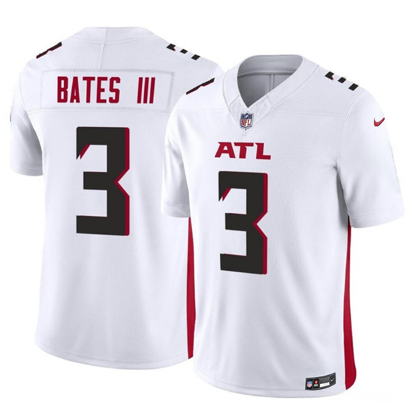 Atlanta Falcons #3 Jessie Bates III White 2023 F.U.S.E. Vapor Untouchable Limited Stitched Jersey