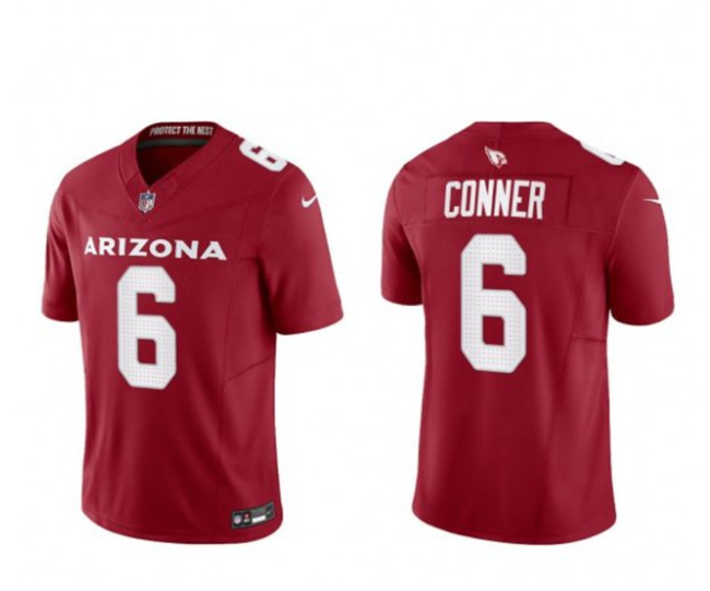 Arizona Cardinals #6 James Conner Red 2023 F.U.S.E. Vapor Untouchable F.U.S.E. Limited Stitched Jersey