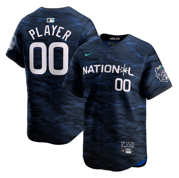  Custom Royal 2023 All-Star Cool Base Stitched Jersey