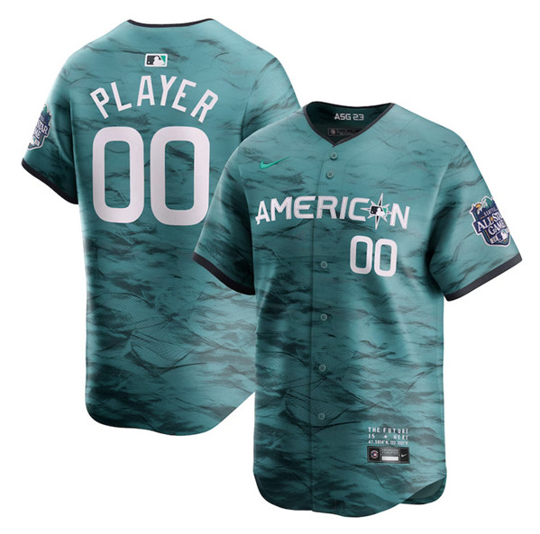  Custom Teal 2023 All-Star Cool Base Stitched Jersey