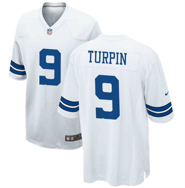 Dallas Cowboys #9 KaVontae Turpin White Stitched Game Jersey