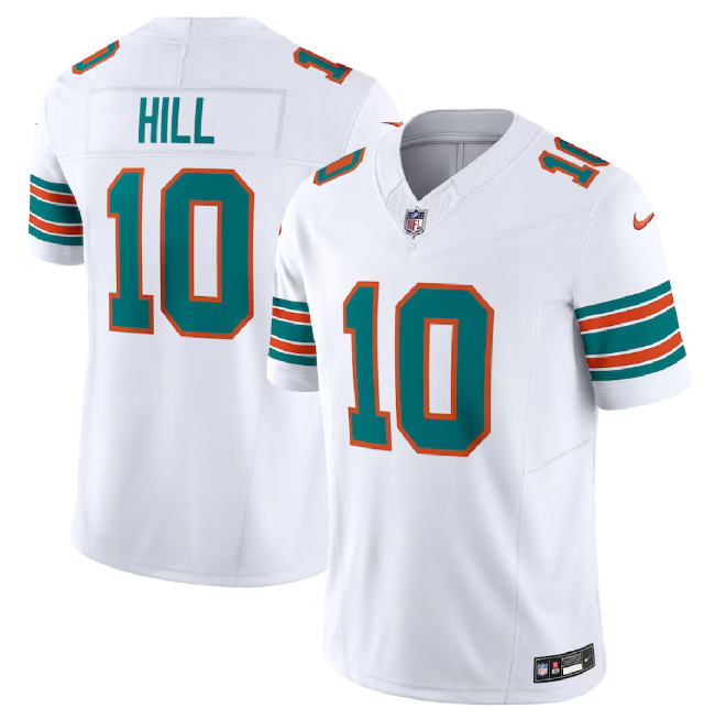Miami Dolphins #10 Tyreek Hill White 2023 F.U.S.E Alternate Vapor Limited Stitched Jersey