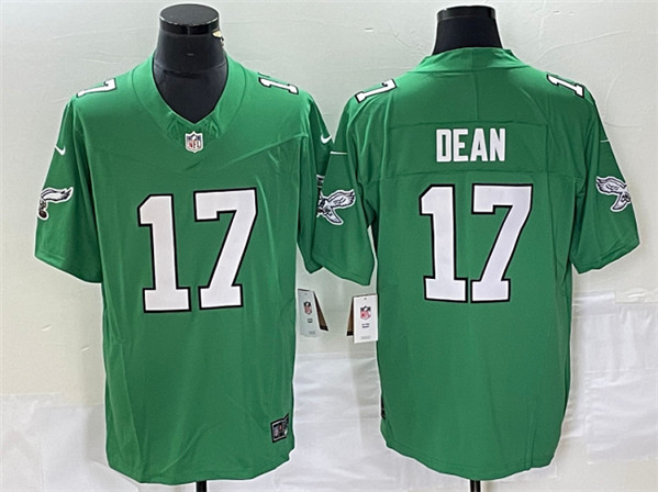 Philadelphia Eagles #17 Nakobe Dean Green 2023 F.U.S.E. Vapor Untouchable Stitched Jersey