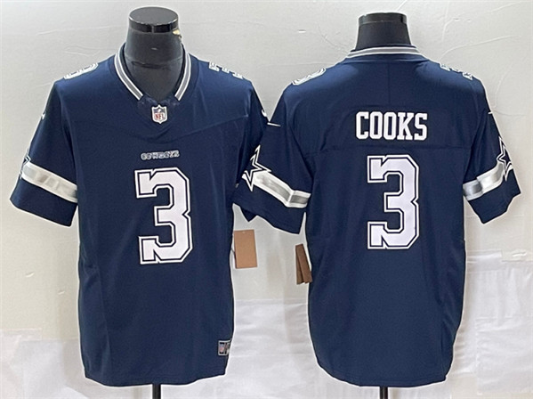 Dallas Cowboys #3 Brandin Cooks Navy 2023 F.U.S.E. Limited Stitched Jersey