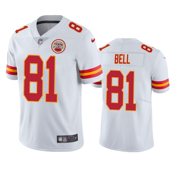 Kansas City Chiefs #81 Blake Bell White Vapor Untouchable Limited Stitched Jersey