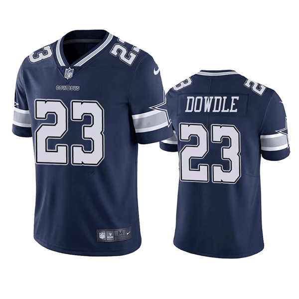 Dallas Cowboys #23 Rico Dowdle Navy Vapor Untouchable Limited Stitched Game Jersey