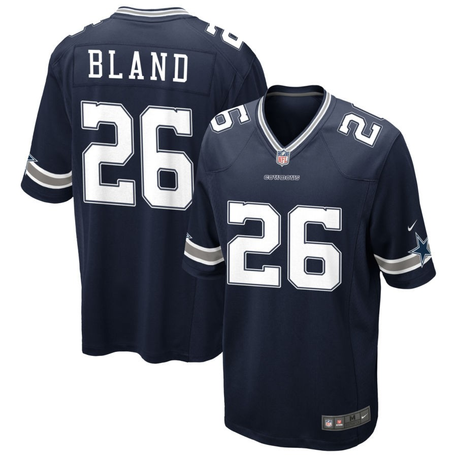 Dallas Cowboys #26 DaRon Bland Navy Stitched Game Jersey
