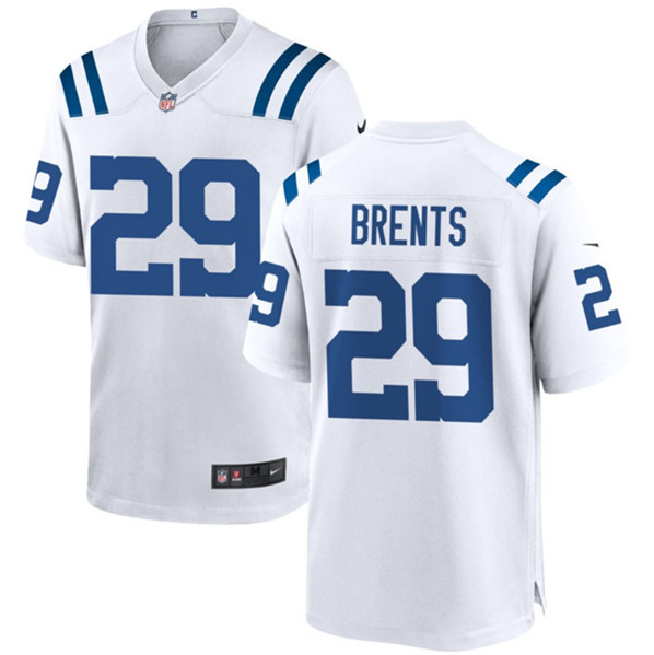 Indianapolis Colts #29 JuJu Brents White Stitched Game Jersey