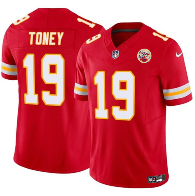 Kansas City Chiefs #19 Kadarius Toney Red 2023 F.U.S.E. Vapor Untouchable Limited Stitched Jersey