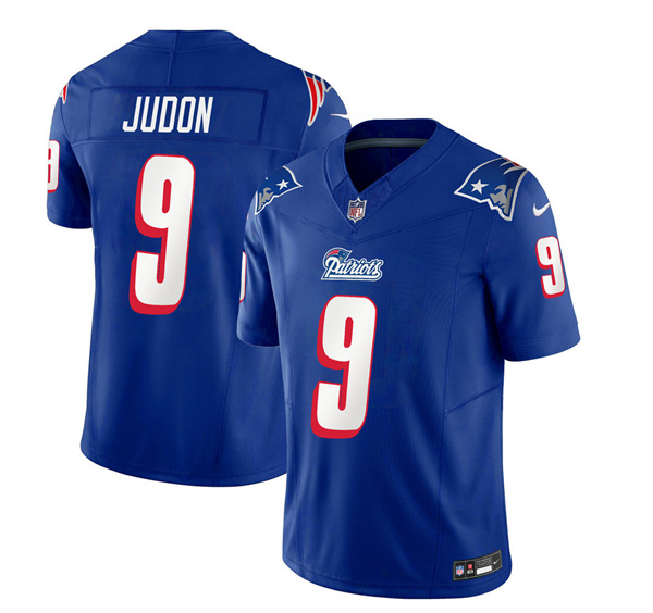New England Patriots #9 Matthew Judon Blue 2023 F.U.S.E. Vapor Limited Stitched Jersey
