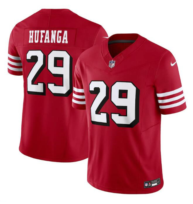San Francisco 49ers #29 Talanoa Hufanga New Red 2023 F.U.S.E. Stitched Jersey