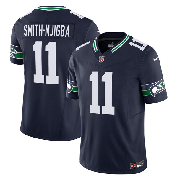 Seattle Seahawks #11 Jaxon Smith-Njigba 2023 F.U.S.E. Navy Limited Stitched Jersey