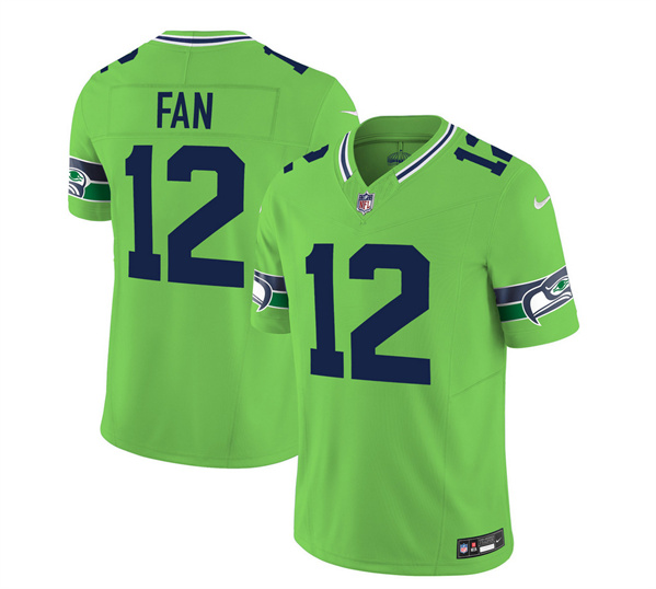 Seattle Seahawks #12 Fan 2023 F.U.S.E. Green Limited Stitched Jersey