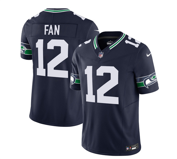 Seattle Seahawks #12 Fan 2023 F.U.S.E. Navy Limited Stitched Jersey