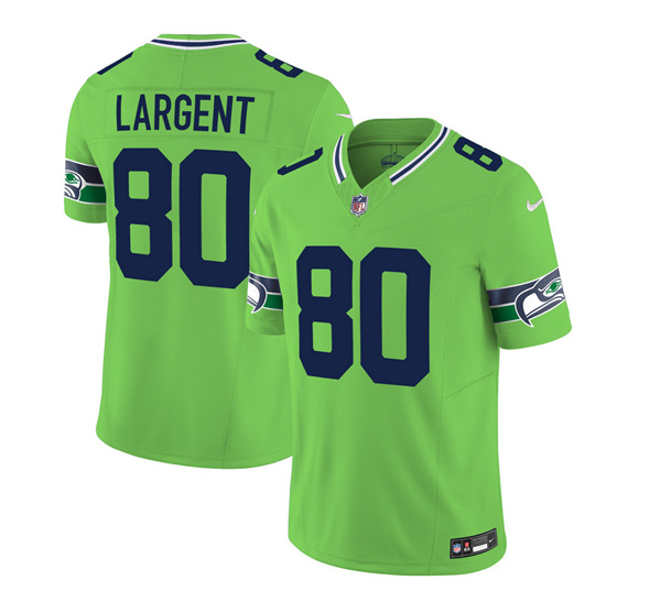 Seattle Seahawks #80 Steve Largent 2023 F.U.S.E. Green Limited Stitched Jersey