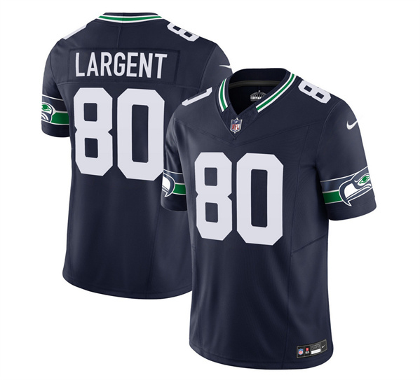 Seattle Seahawks #80 Steve Largent 2023 F.U.S.E. Navy Limited Stitched Jersey