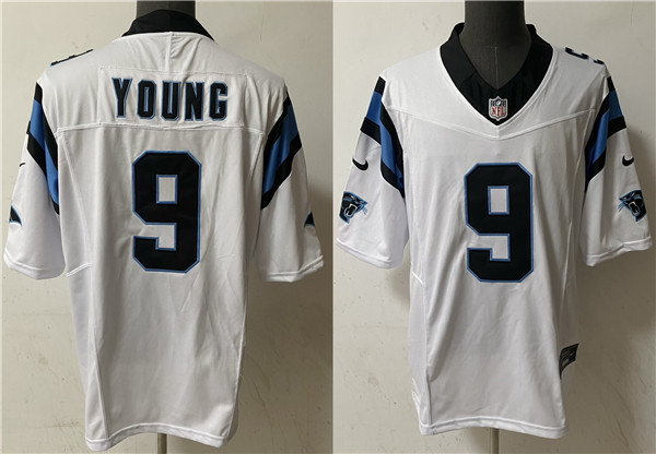 Carolina Panthers #9 Bryce Young White 2023 F.U.S.E. Vapor Untouchable Stitched Jersey