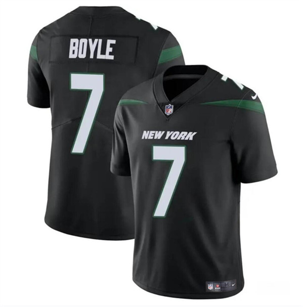 New York Jets #7 Tim Boyle Black Vapor Untouchable Limited Stitched Jersey