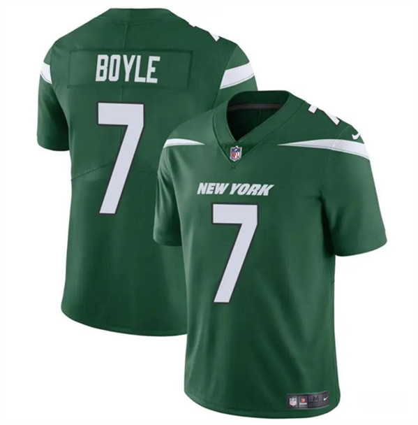 New York Jets #7 Tim Boyle Green Vapor Untouchable Limited Stitched Jersey
