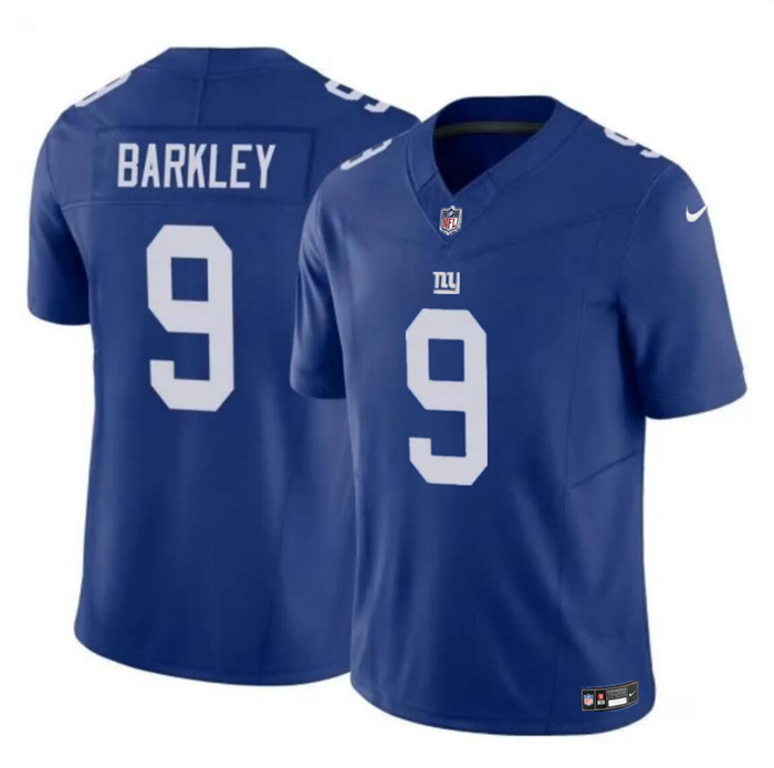 New York Giants #9 Matt Barkley Blue 2023 F.U.S.E. Vapor Untouchable Limited Stitched Jersey