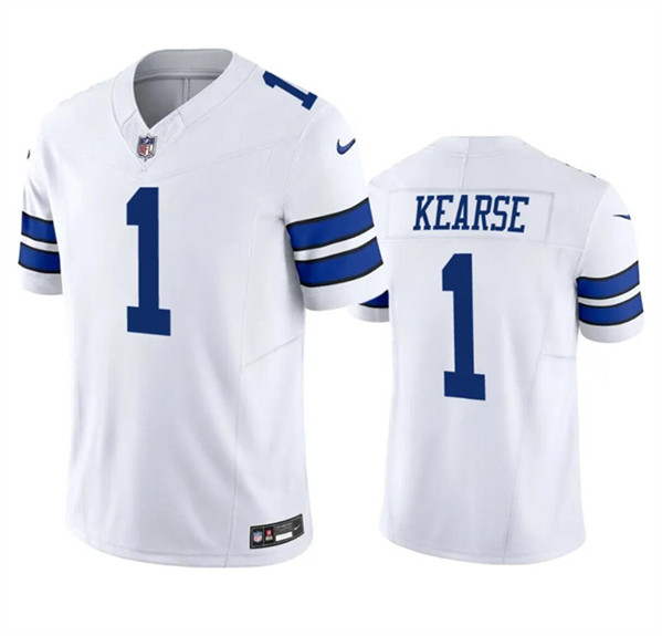Dallas Cowboys #1 Jayron Kearse White 2023 F.U.S.E. Vapor Limited Stitched Jersey