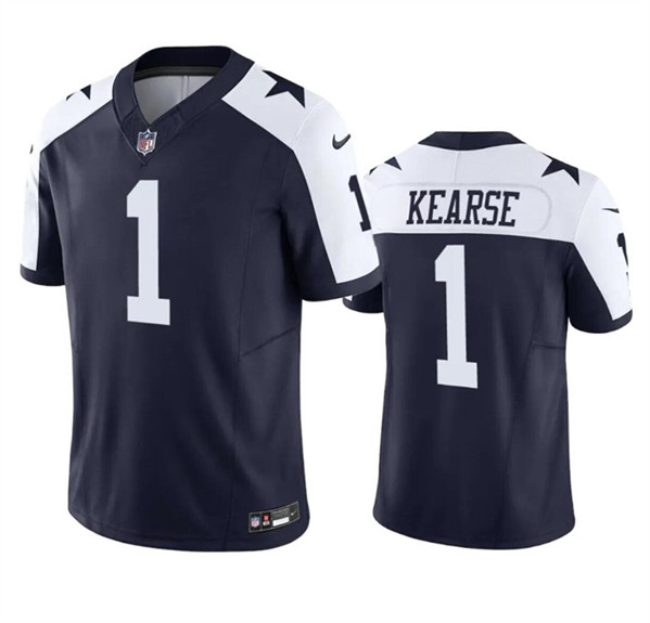 Dallas Cowboys #1 Jayron Kearse Navy White 2023 F.U.S.E. Vapor Limited Stitched Jersey