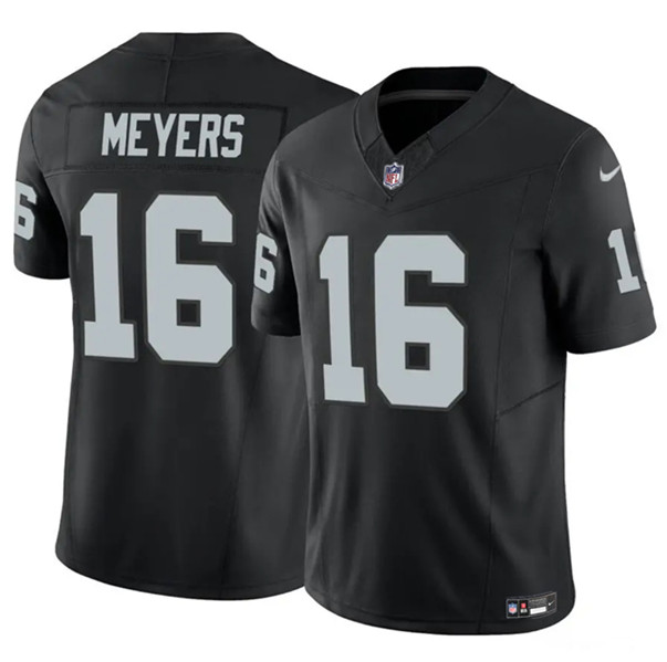 Las Vegas Raiders #16 Jakobi Meyers Black 2023 F.U.S.E Vapor Untouchable Stitched Jersey
