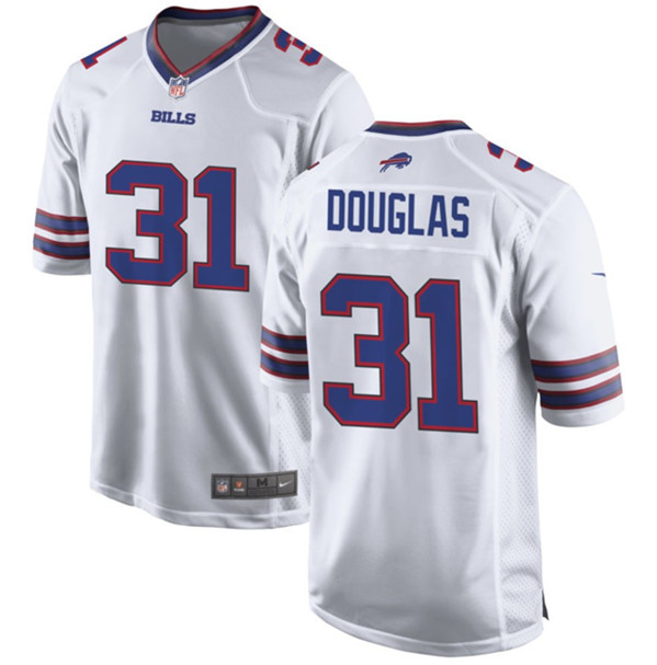 Buffalo Bills #31 Rasul Douglas White Stitched Game Jersey