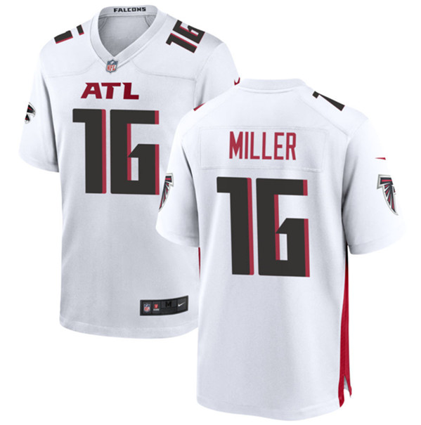 Atlanta Falcons #16 Scott Miller White Limited Stitched Game Jersey
