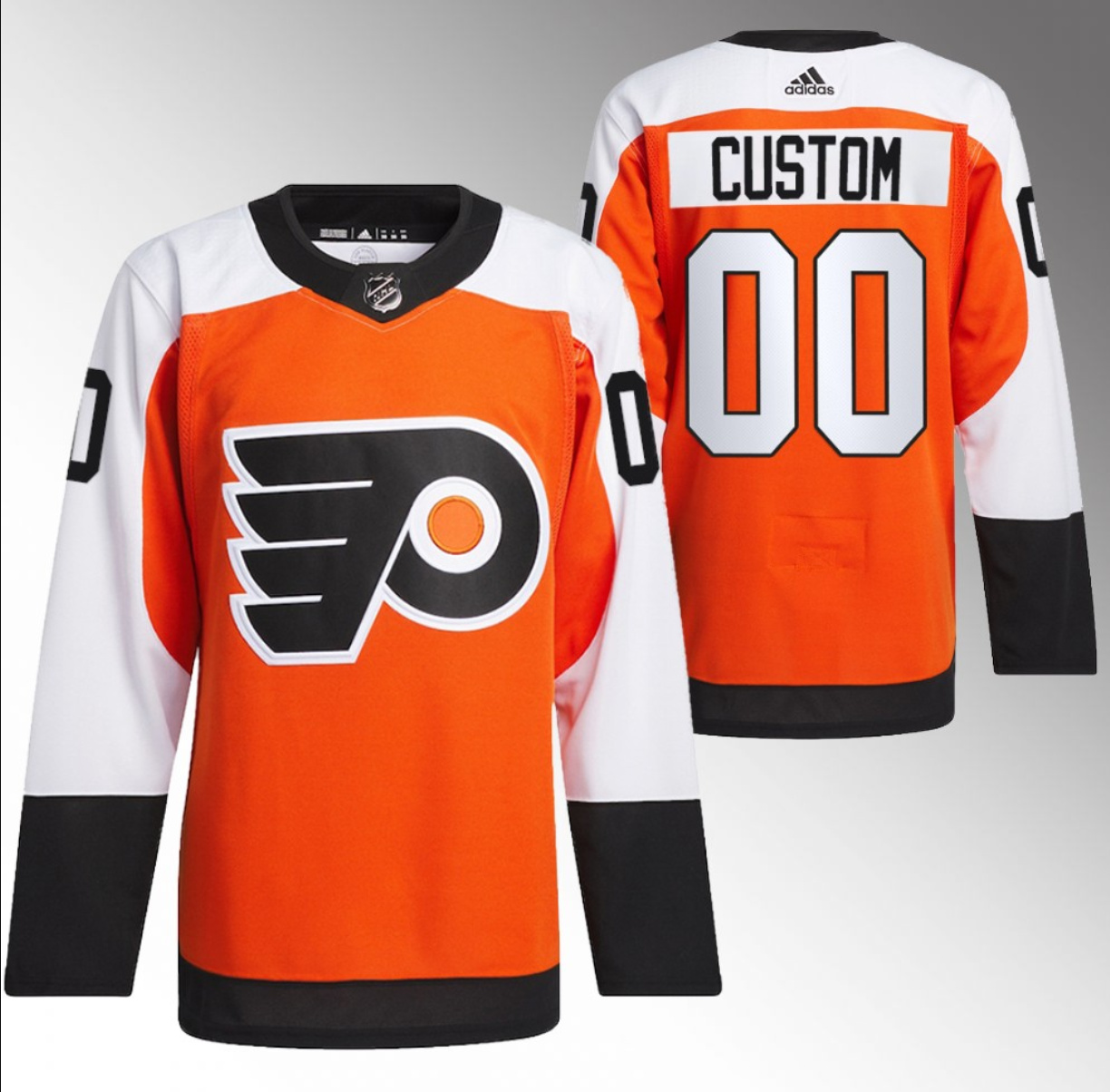 Philadelphia Flyers Custom 2023-24 Orange Stitched Jersey