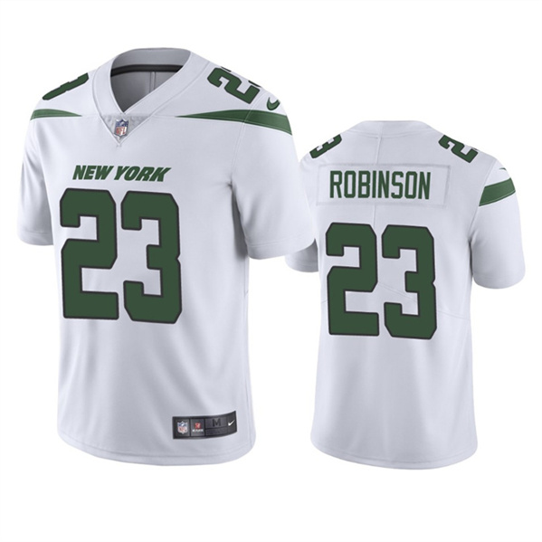 New York Jets #23 James Robinson White Vapor Untouchable Limited Stitched Jersey
