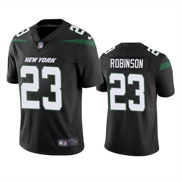 New York Jets #23 James Robinson Black Vapor Untouchable Limited Stitched Jersey