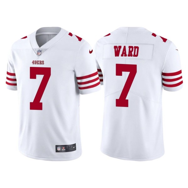 San Francisco 49ers #7 Charvarius Ward White Vapor Untouchable Limited Stitched Jersey