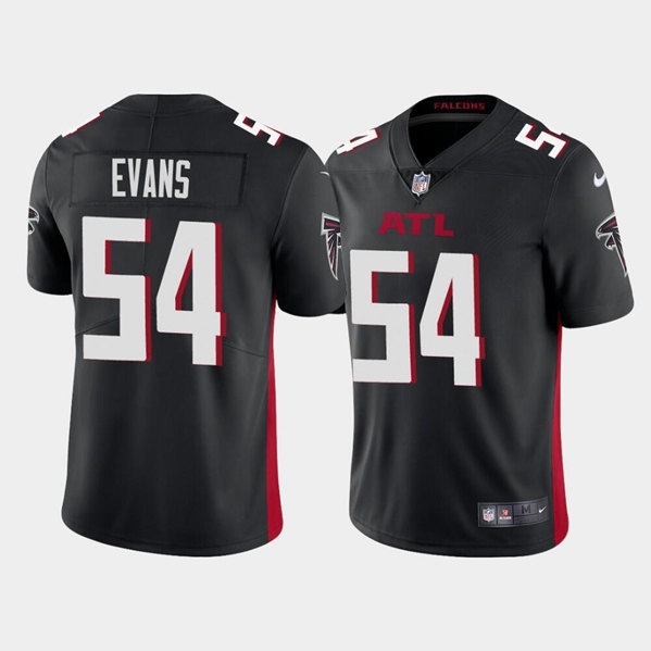 Atlanta Falcons #54 Rashaan Evans Black Vapor Untouchable Stitched Jersey