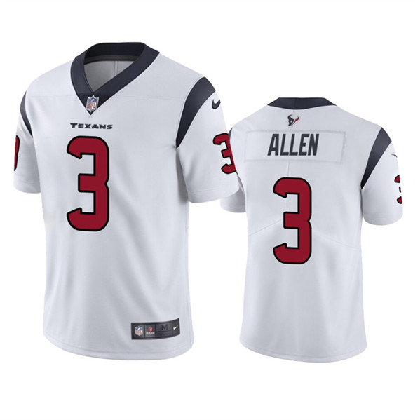 Houston Texans #3 Kyle Allen White Vapor Untouchable Limited Stitched Jersey