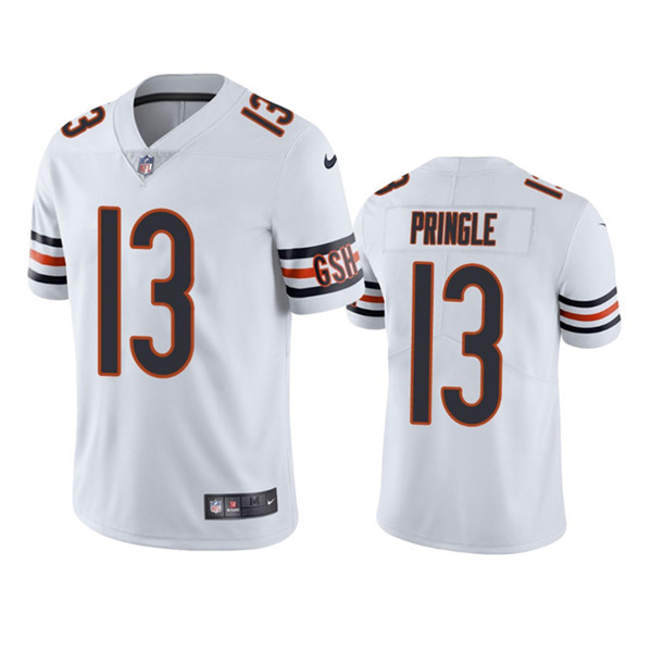 Chicago Bears #13 Byron Pringle White Vapor Untouchable Limited Stitched Jersey