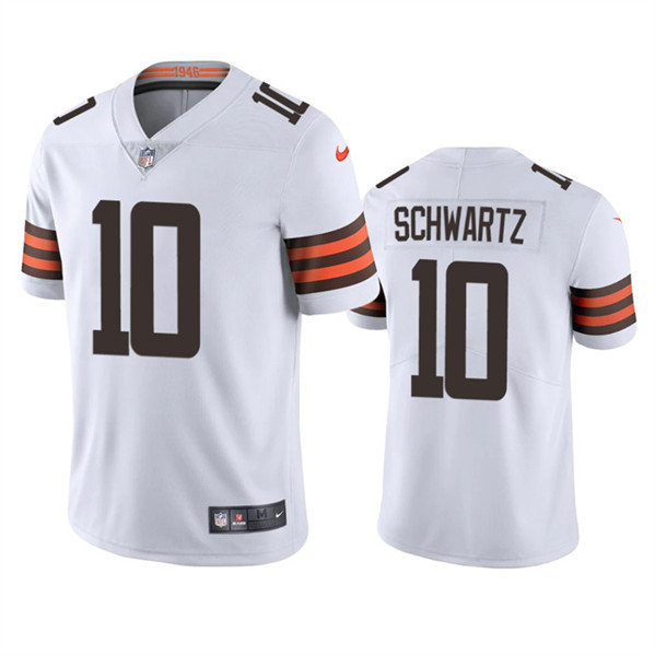 Cleveland Browns #10 Anthony Schwartz White Vapor Untouchable Limited Stitched Jersey