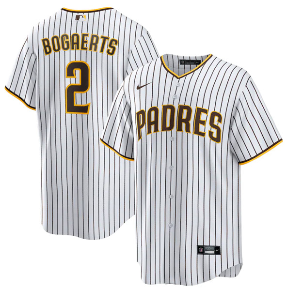 San Diego Padres #2 Xander Bogaerts White Cool Base Stitched Jersey
