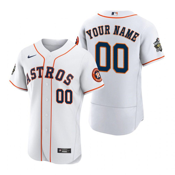 Houston Astros White 2022 World Series Flex Base Stitched Jersey