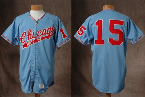 Chicago White Sox #15 Blue 1974 Stitched Jersey