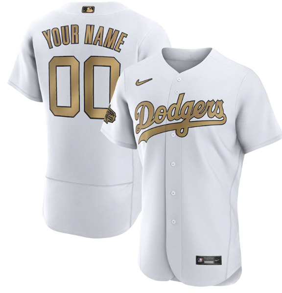 Los Angeles Dodgers Custom White 2022 All-Star Flex Base Stitched Jersey