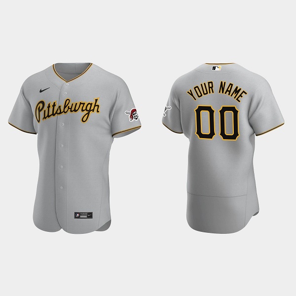 Pittsburgh Pirates Gray Stitched Jersey